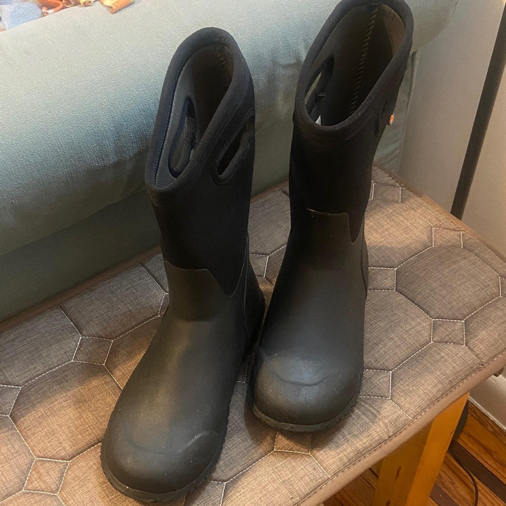 BOGS York Boot Kids Toddler-Youth Boot Black Waterproof Boots